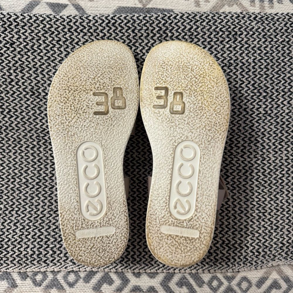 ECCO FLOWT 2 BAND SANDAL GREY ROSE METALLIC - Picture 7 of 11